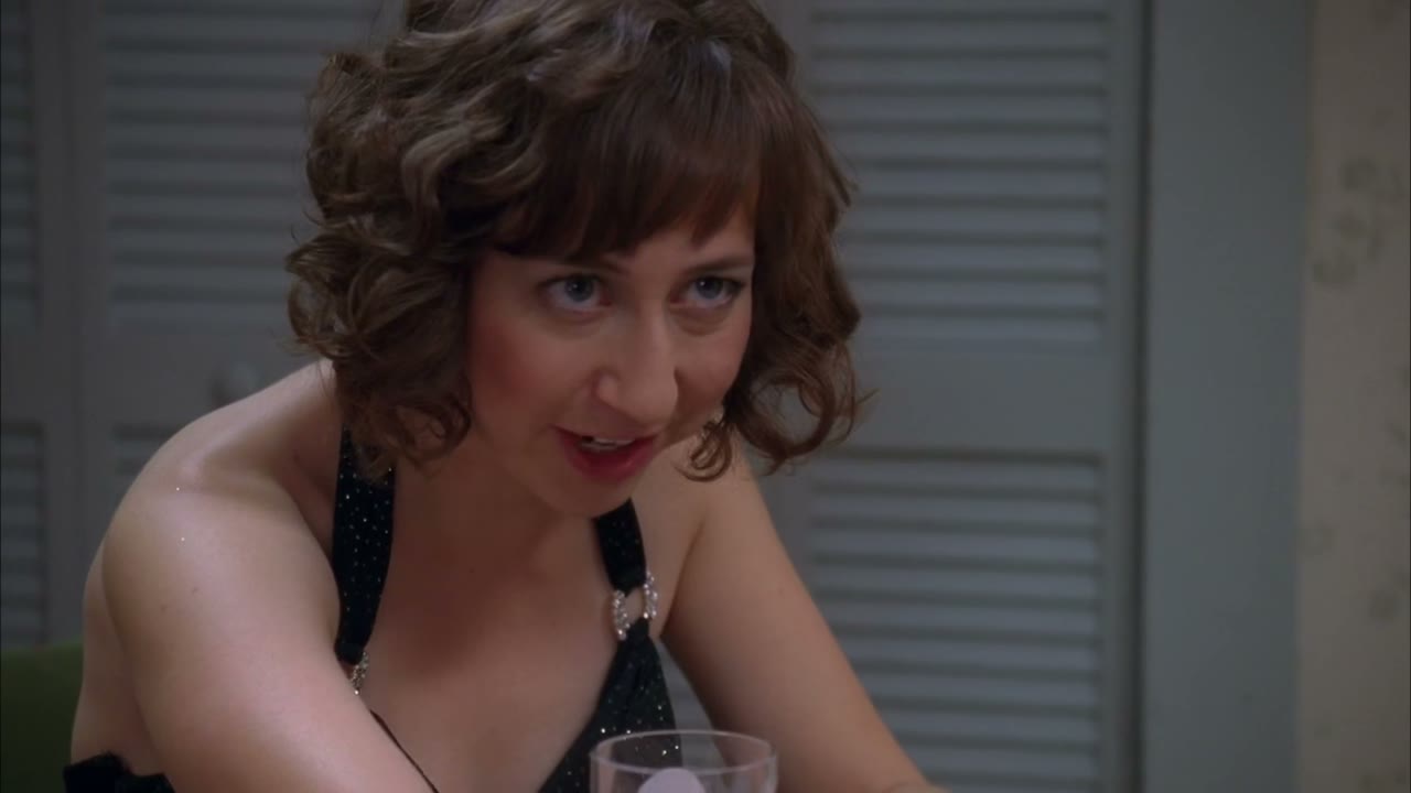 While I rubbed your foot under the table.