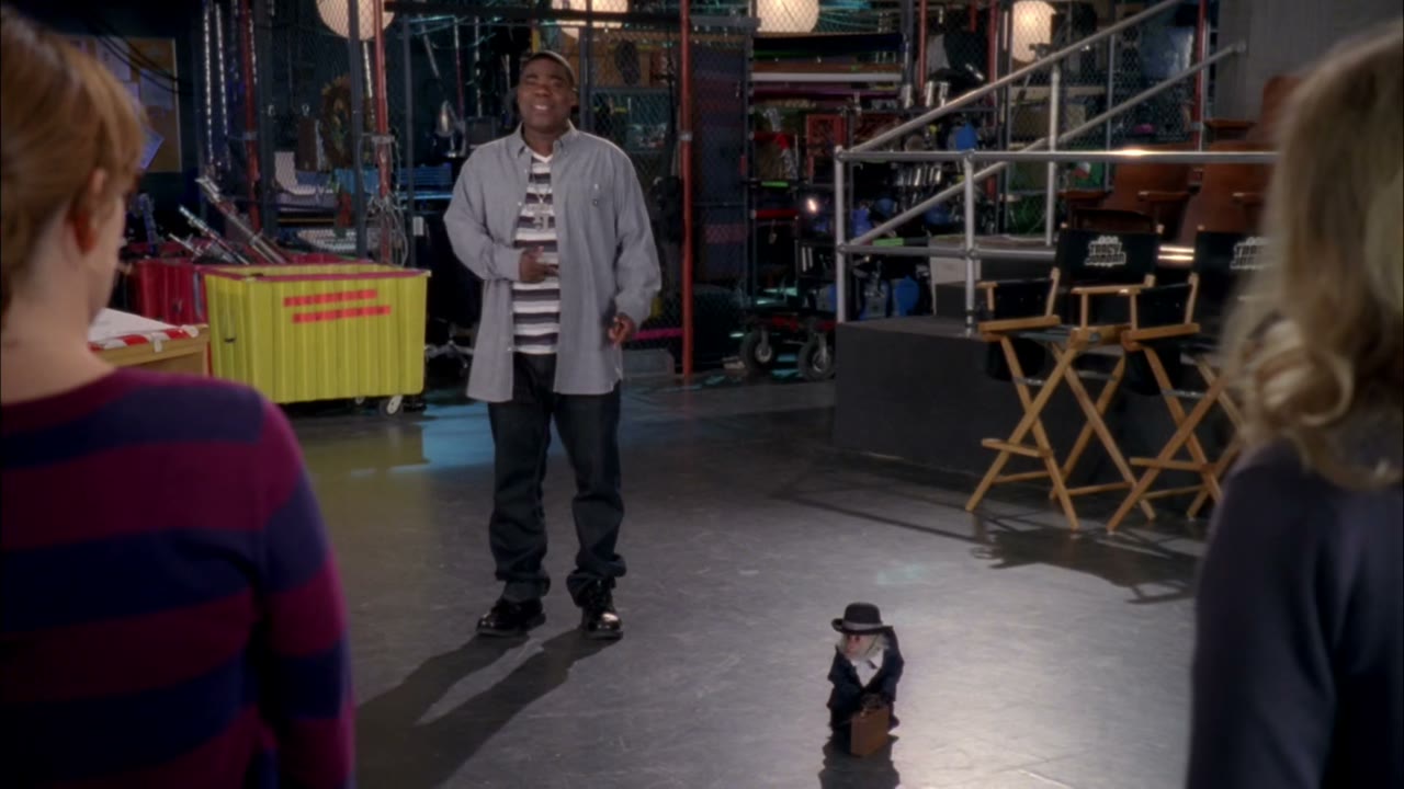 And he's got a suitcase