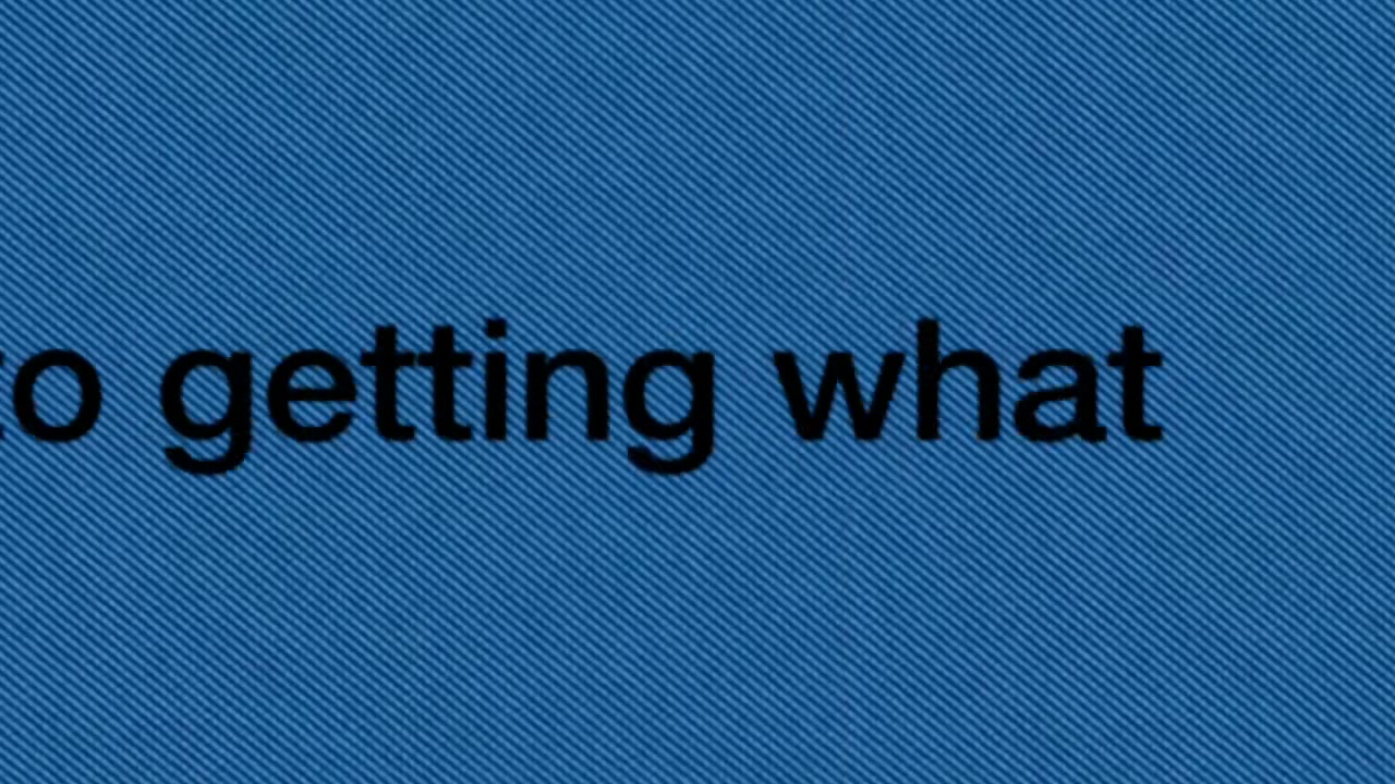 The secret to getting what you want?
