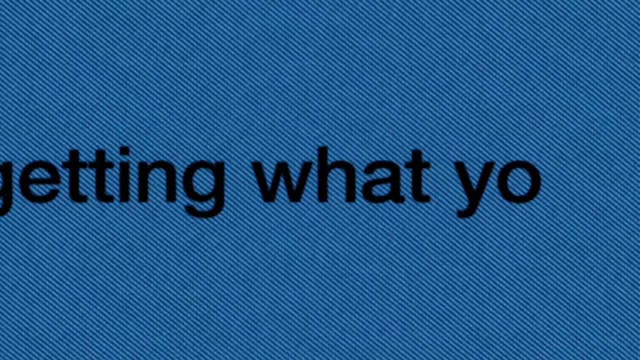 The secret to getting what you want?