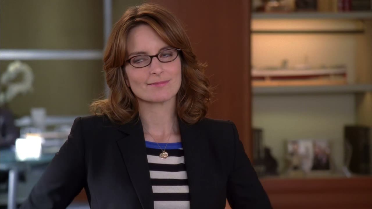 You'll come as liz lemon, my chum.