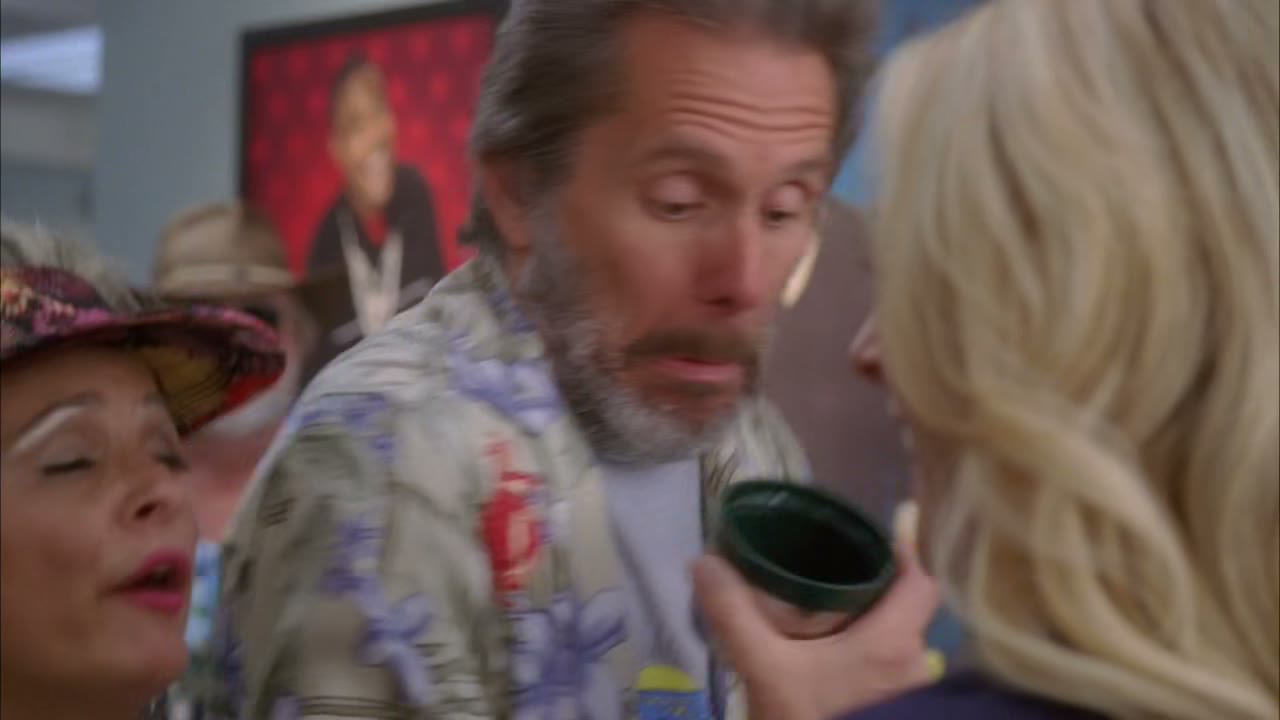 Oh, ahh! [Liquid splashes]