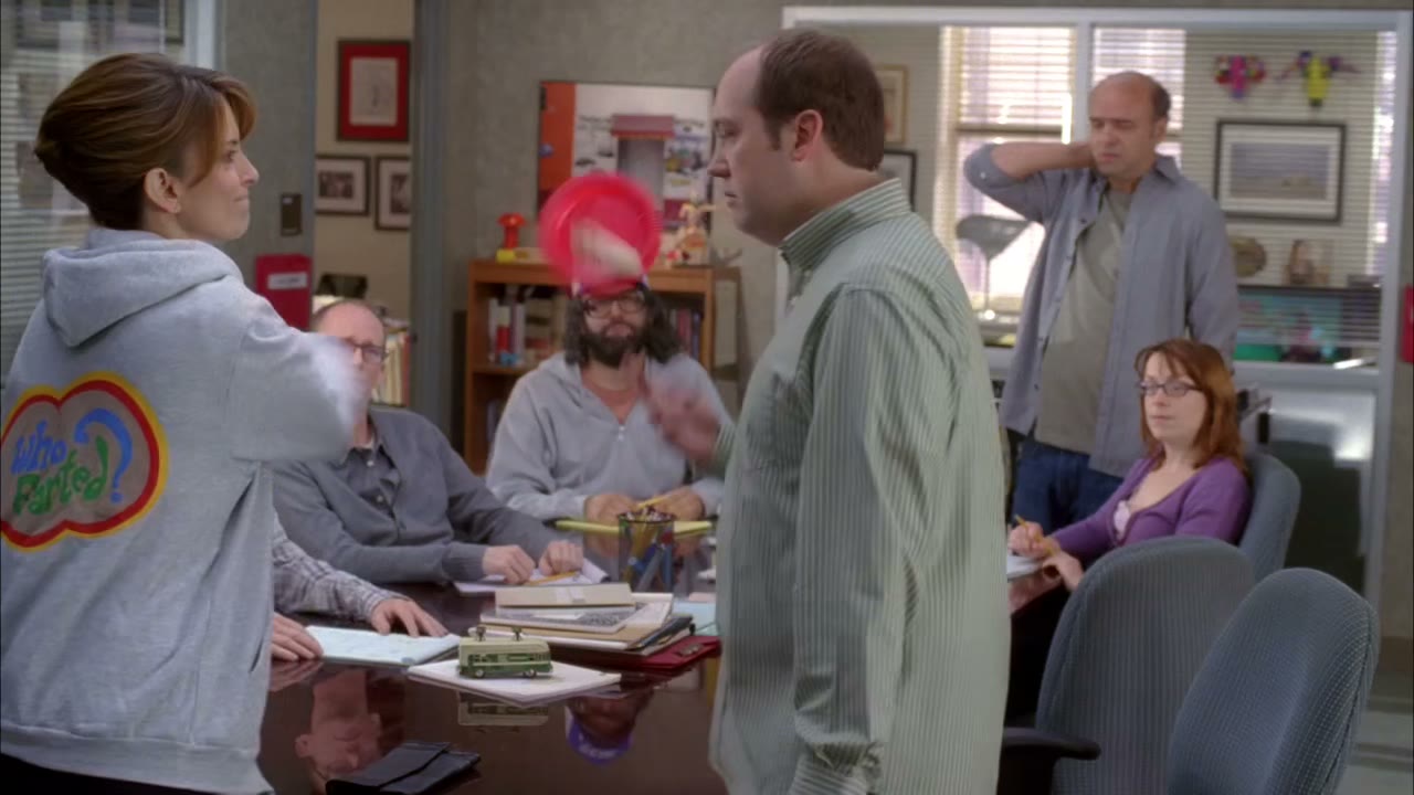 He's in my office.