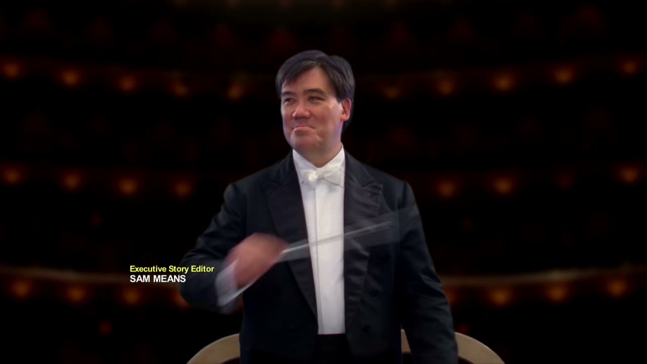 [Playing orchestral version of The Streetbeater]