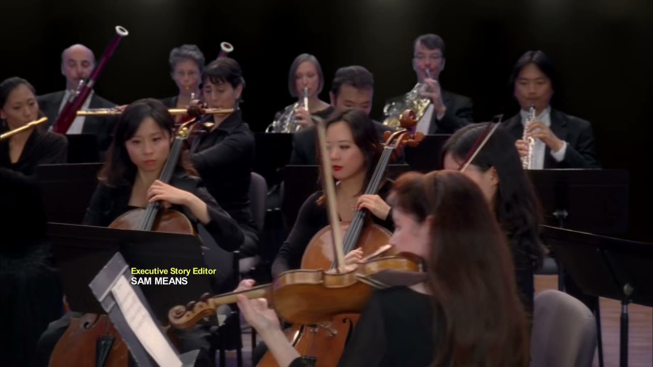 [Playing orchestral version of The Streetbeater]