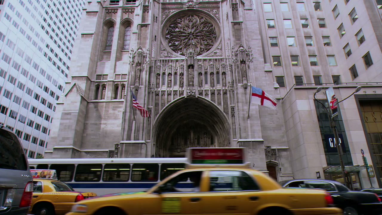 [Pipe organ playing]
