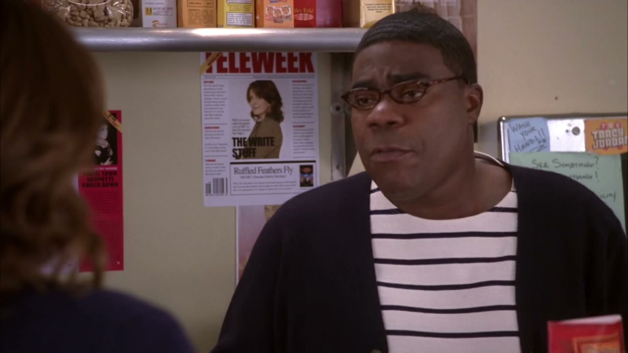 So, to deal with her, I tried to be a liz lemon.