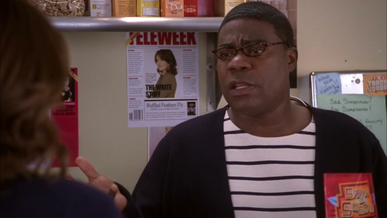 So, to deal with her, I tried to be a liz lemon.