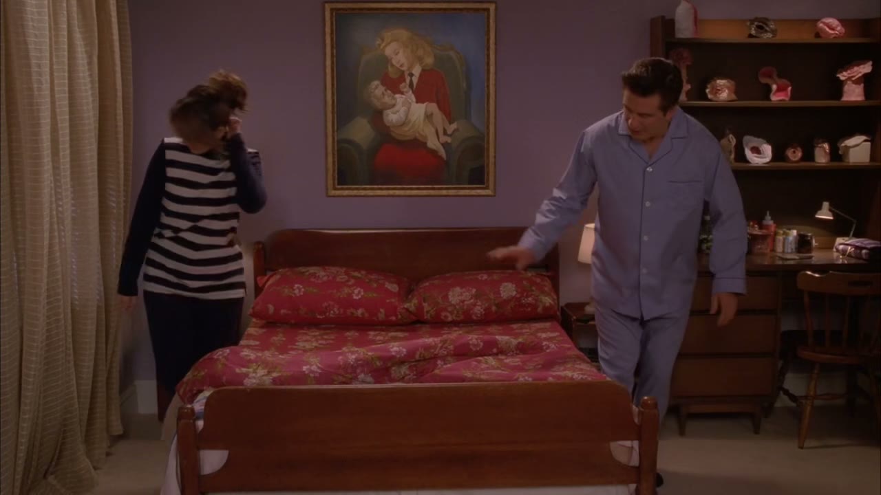 - uh, careful-- old mattress.