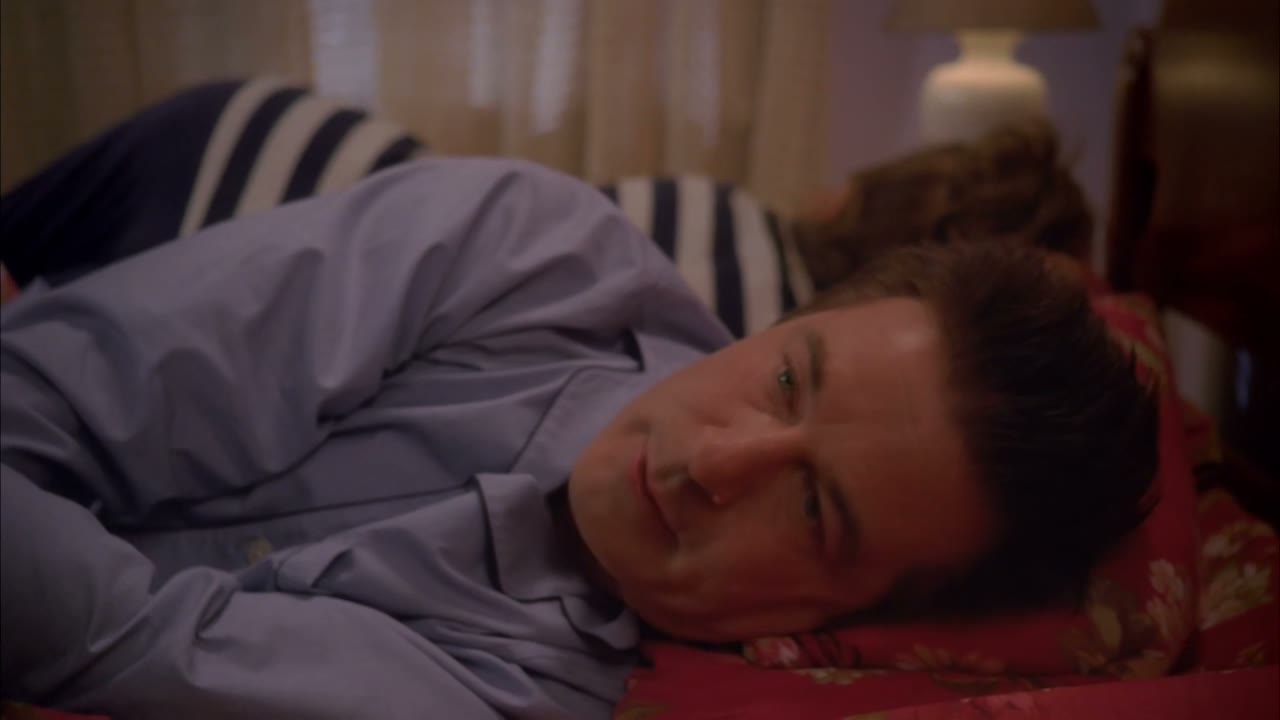 That nothing will happen in this bed tonight,
