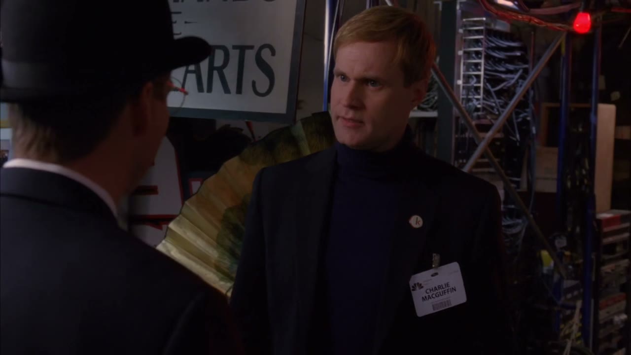 In jack donaghy's office, there's a brand-new script