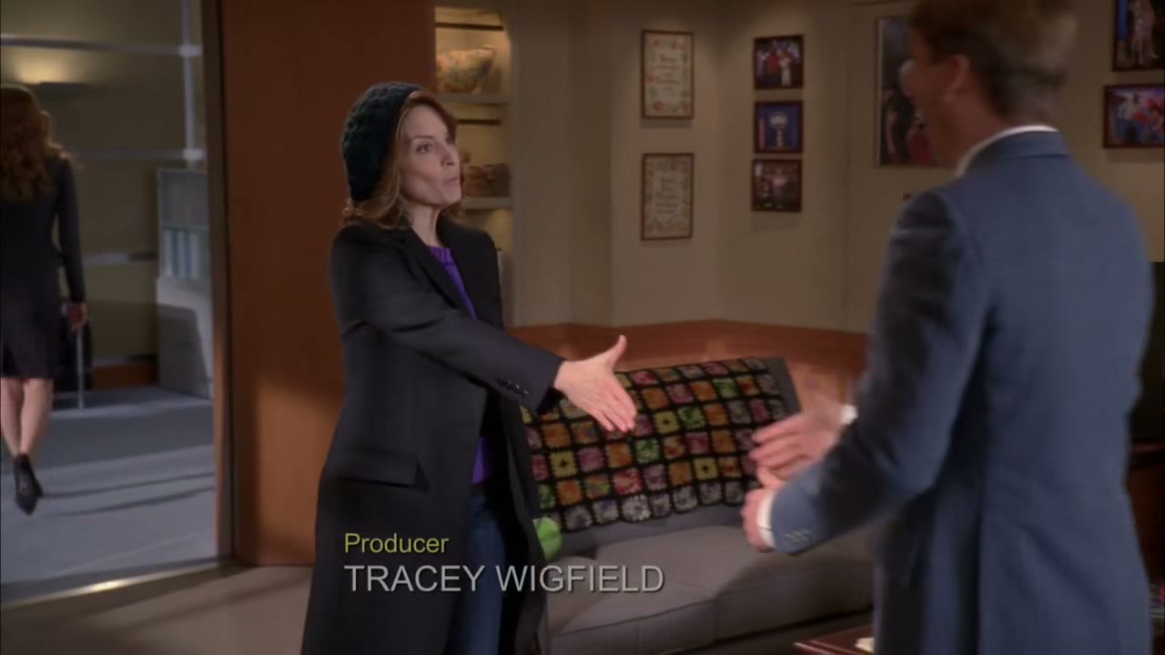 Just thought I'd come up and say hi to the new president of NBC!