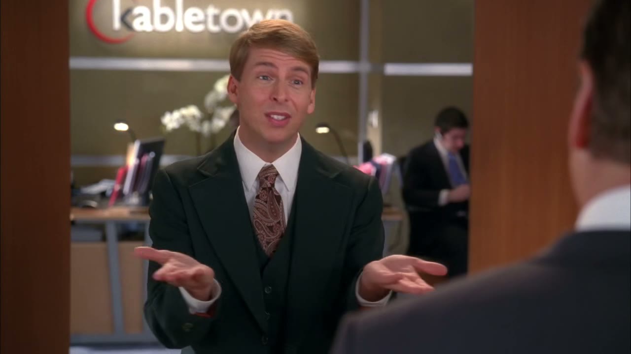 - Well, then, smile, Mr. Donaghy! - I am!