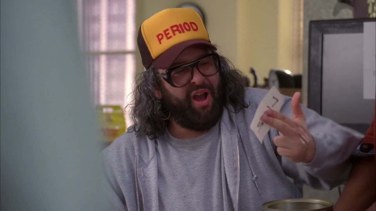 What the hell? It's stuck to me. Oh, God! And it's Lutz!